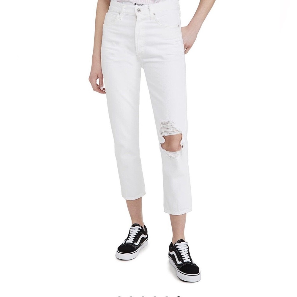 Citizens of Humanity Charlotte Crop High Rise in Fiori size 27 (fits 26)